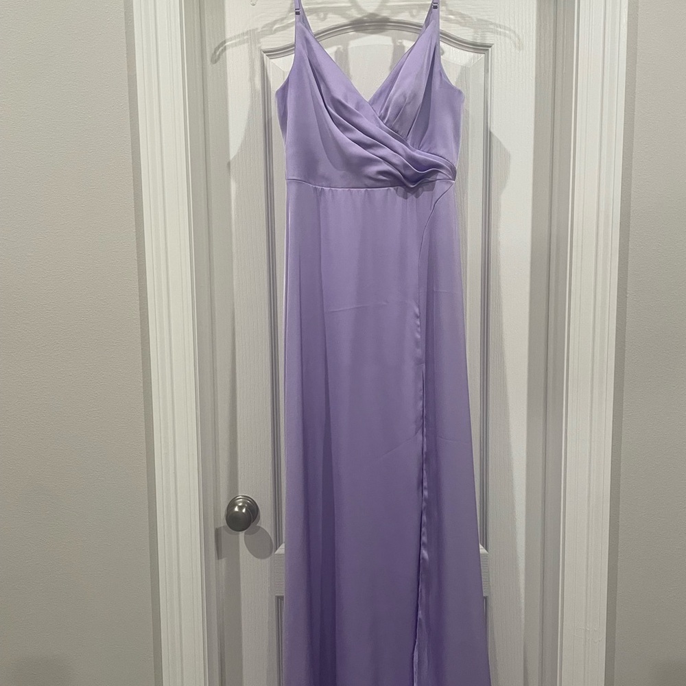 Azazie Lavender Maxi Dress